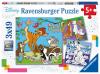 RAVENSBURGER ΠΑΖΛ 3x49ΤΜΧ ΗΡΩΕΣ DISNEY 08043